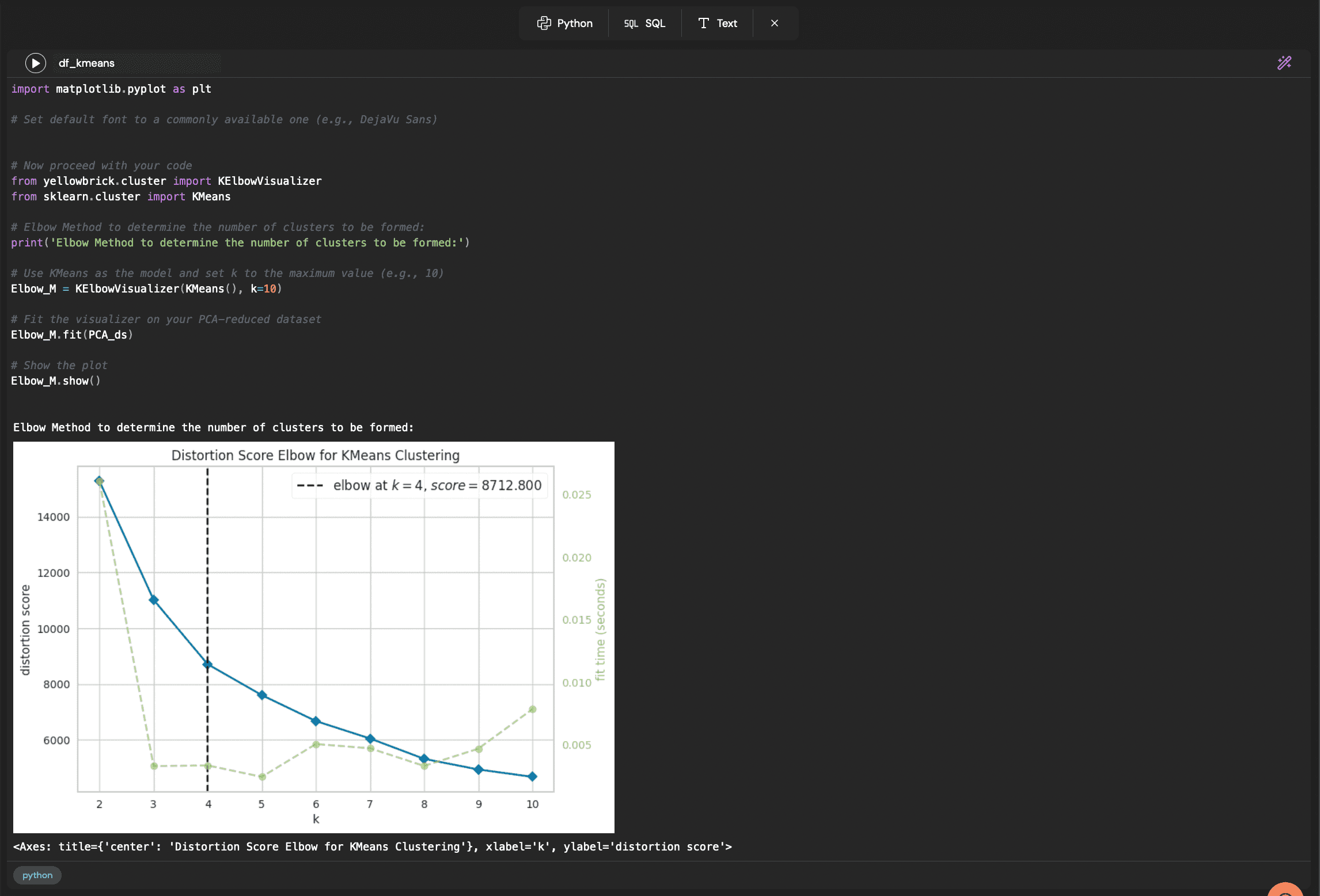 Autonmis Notebook Feature